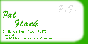 pal flock business card